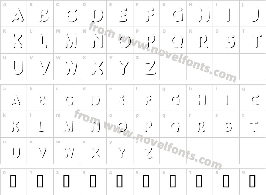 Shadow Land NormalCharacter Map