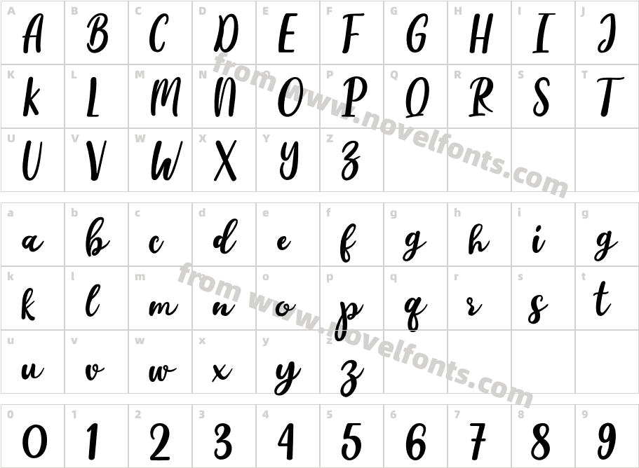 Shelikes ScriptCharacter Map