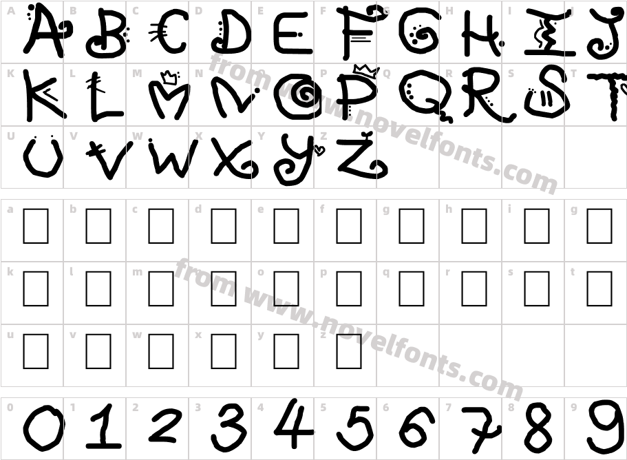 ShioonCharacter Map
