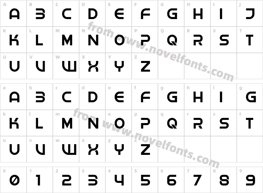 Shock LightCharacter Map