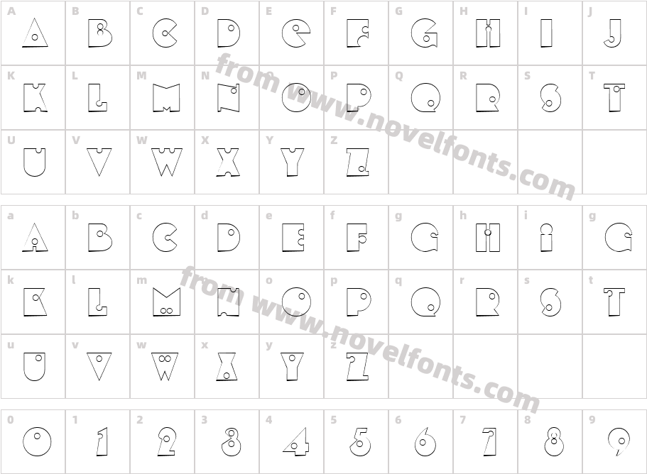Shooter Blanks SFCharacter Map