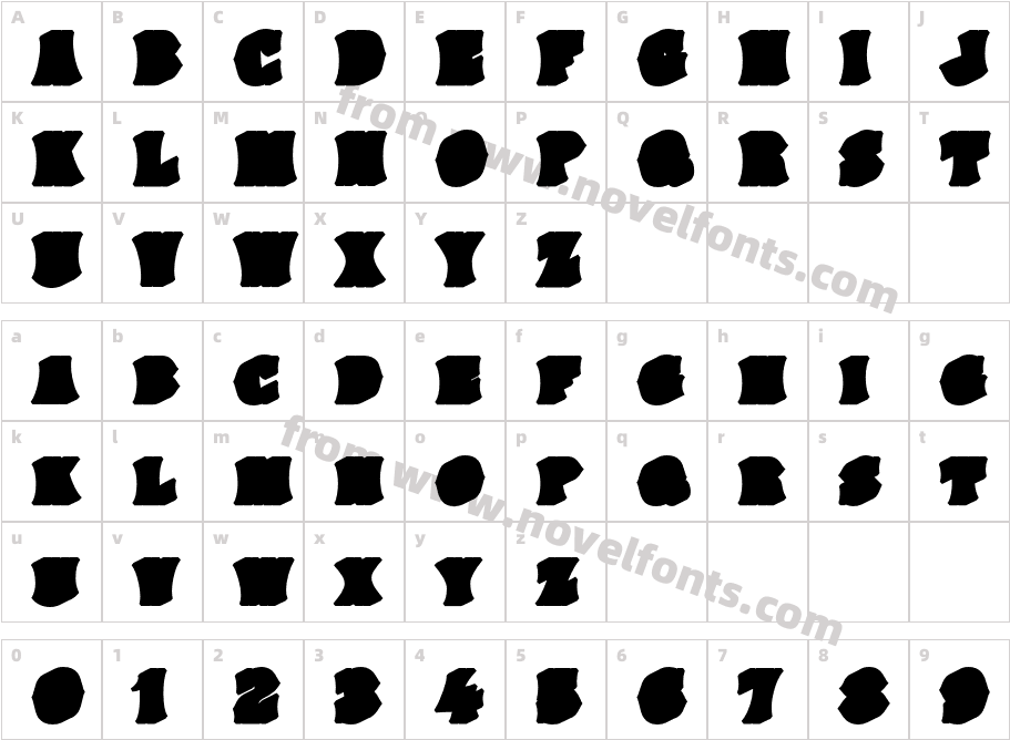 Show Cast ShadowCharacter Map