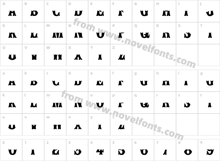 Show HalfCharacter Map