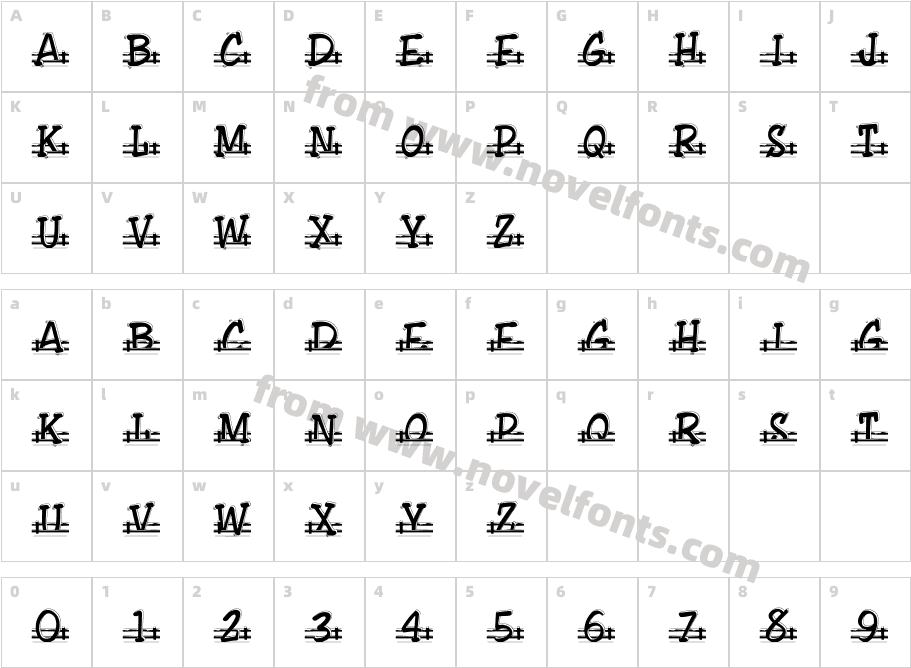 Show Letters_ ActionCharacter Map