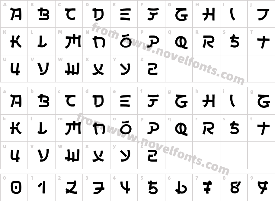 SinosukeCharacter Map