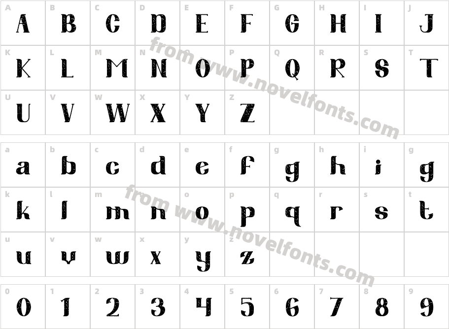 Sixty Niners TextureCharacter Map