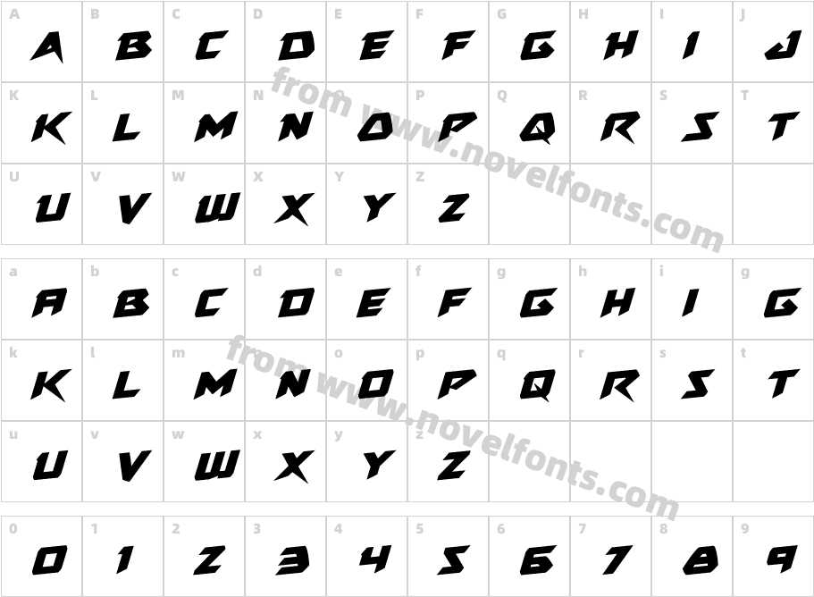 Skirmisher RotalicCharacter Map