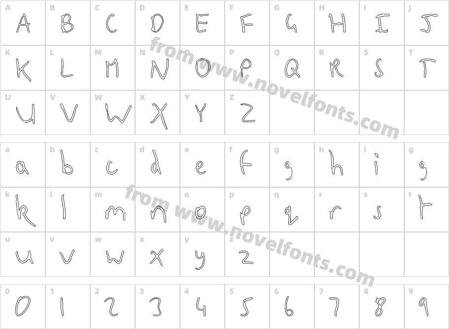 Skoi Scribble HollowCharacter Map