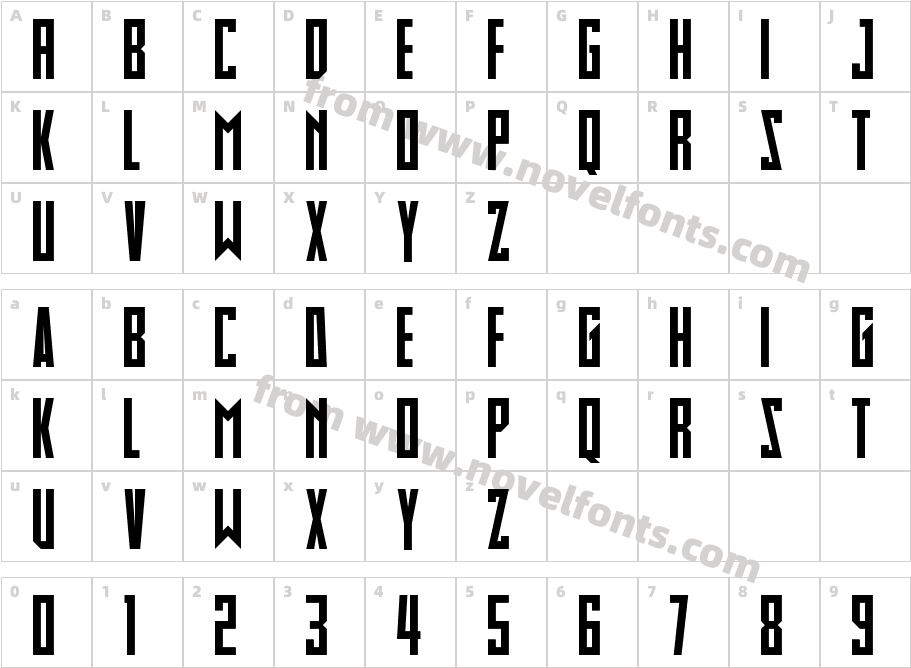 SlimbotsCharacter Map