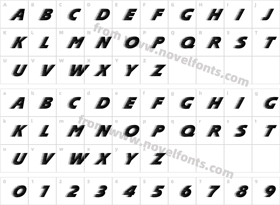 SlipperDB NormalCharacter Map
