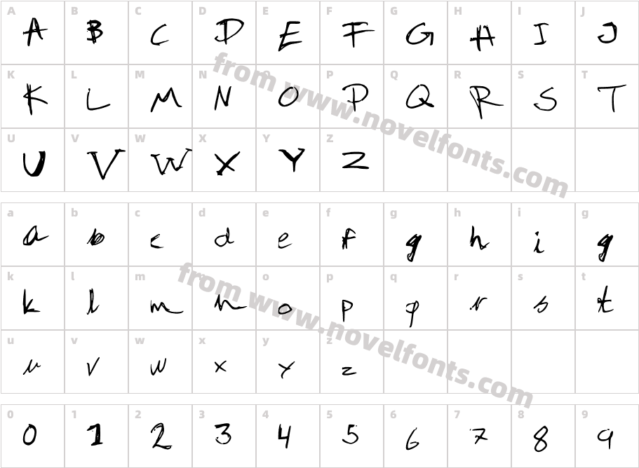 Soft rockCharacter Map