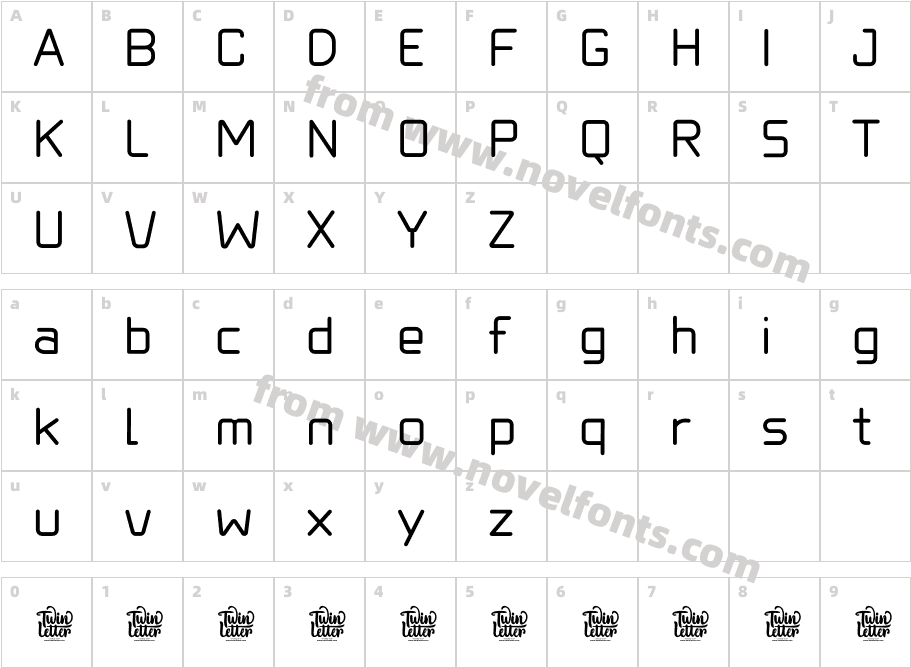 Sogeh Personal UseCharacter Map