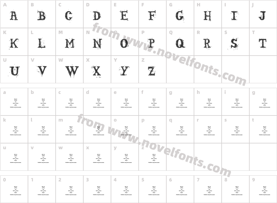 Sopa de letras MediumCharacter Map