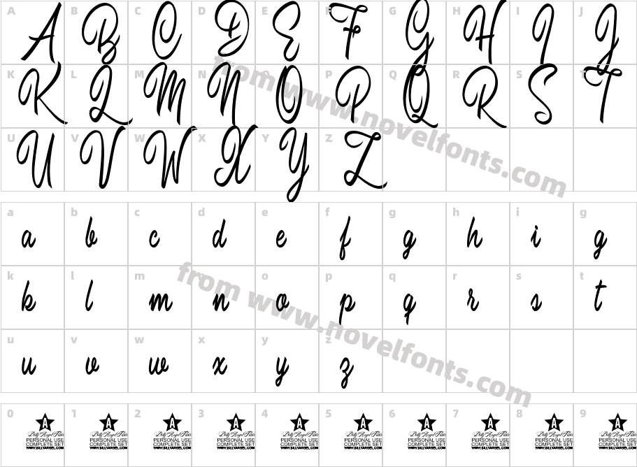 Space Jam Personal UseCharacter Map