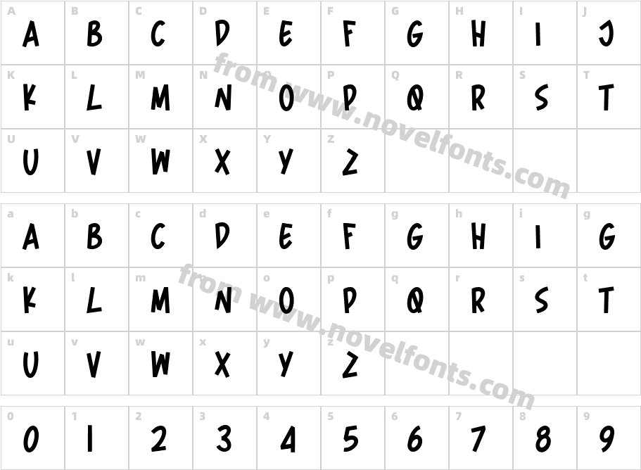 Spider HomeCharacter Map