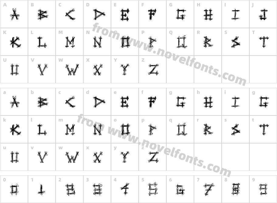 Spoonge PunkCharacter Map