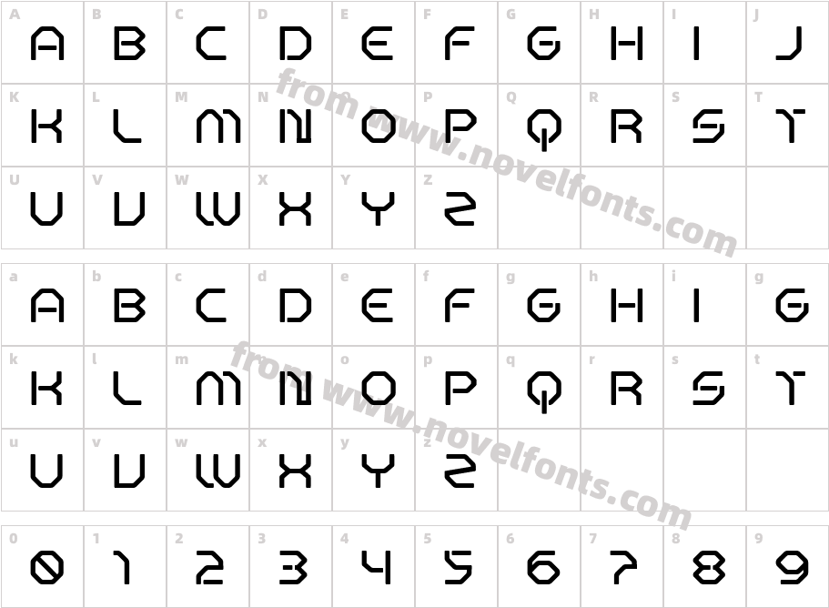 Sqeton DemoCharacter Map
