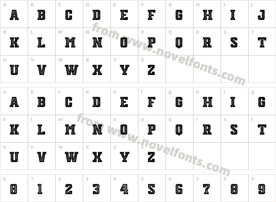 Starting Pitchers Personal UseCharacter Map