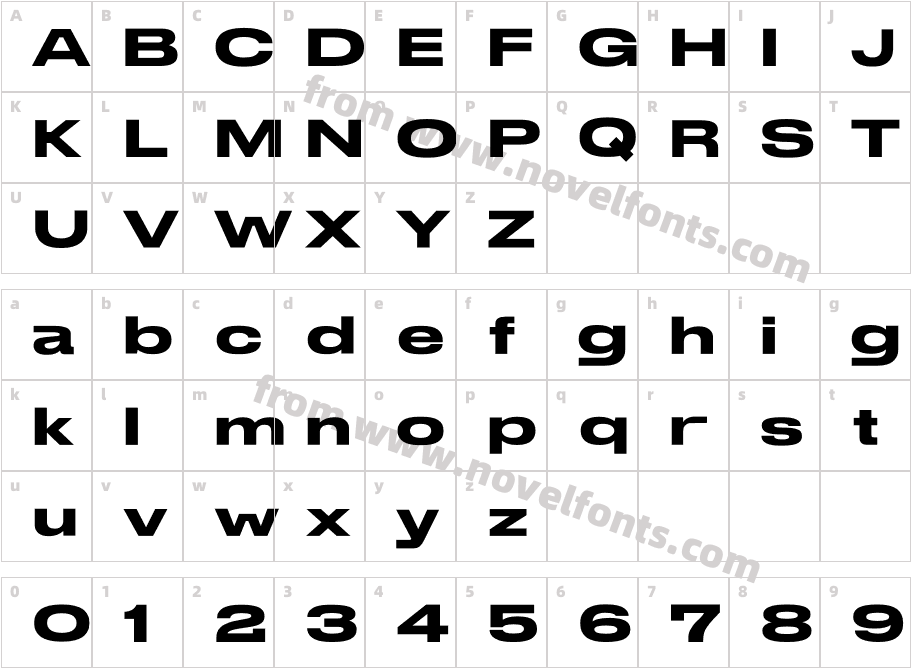Stretch Pro BasicCharacter Map