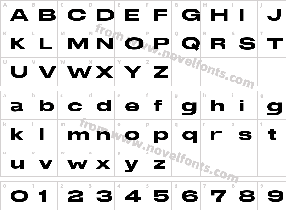 Stretch Pro BasicCharacter Map