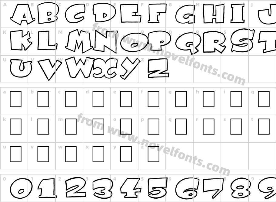 SubitoCharacter Map