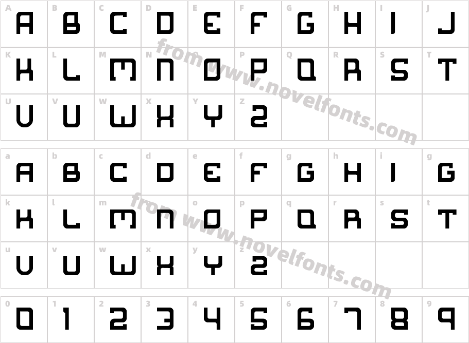 SuborbanCharacter Map