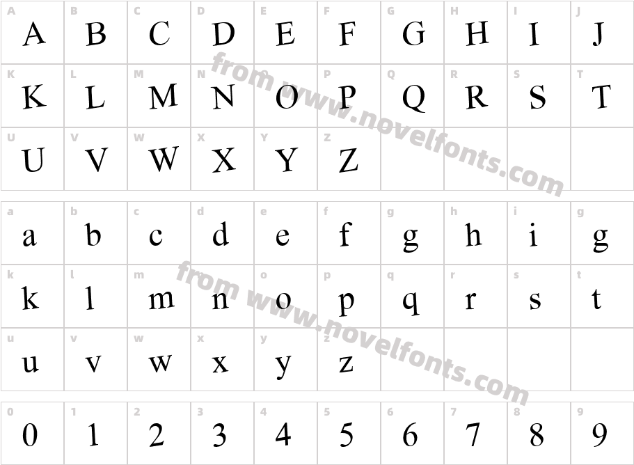 Sweet Time78 Sup ConCharacter Map