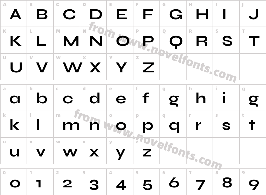 Syne BoldCharacter Map