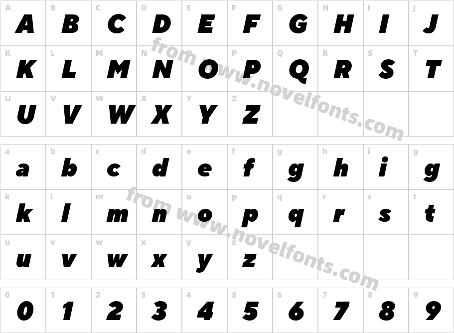 TT Nrms Pr Cmdct Trl Extr Blc ItCharacter Map