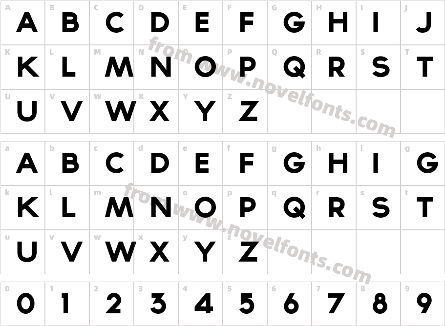 TYPOGRAPH PRO Extra BoldCharacter Map