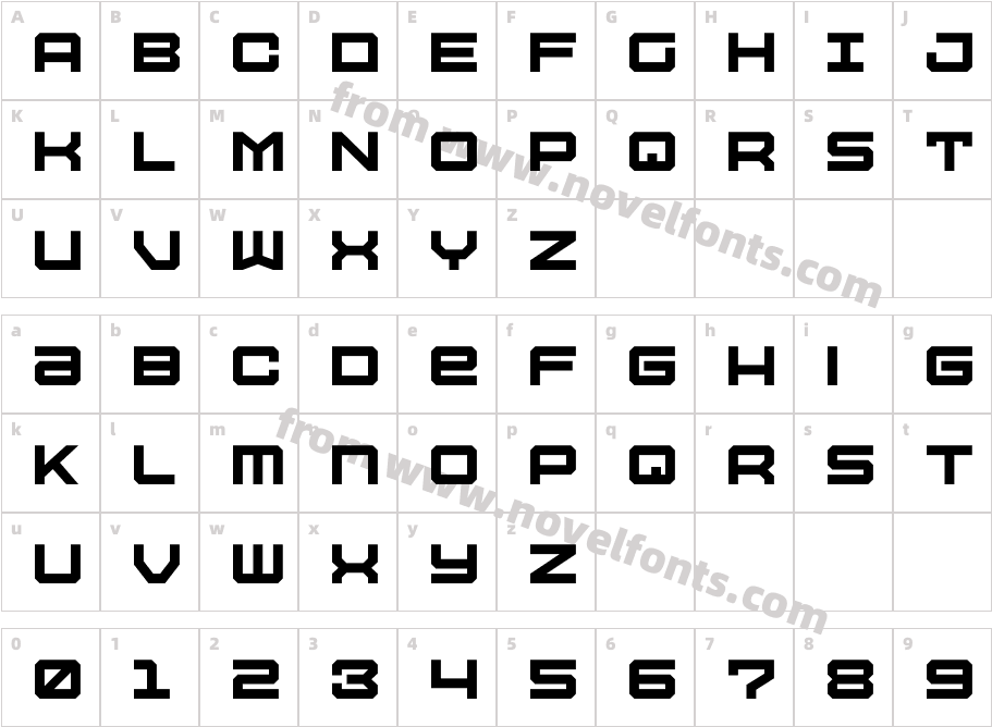 Tactical RegularCharacter Map