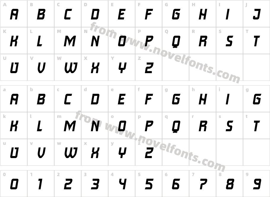 Knock KnockCharacter Map