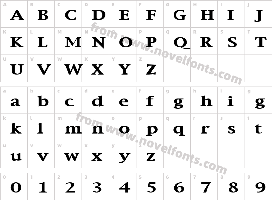 TechnoCharacter Map