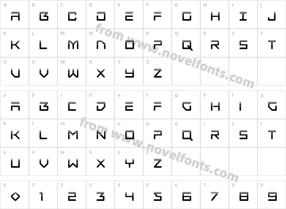 Tempest Apache HalftoneCharacter Map