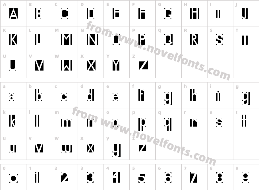 KnockoutCharacter Map