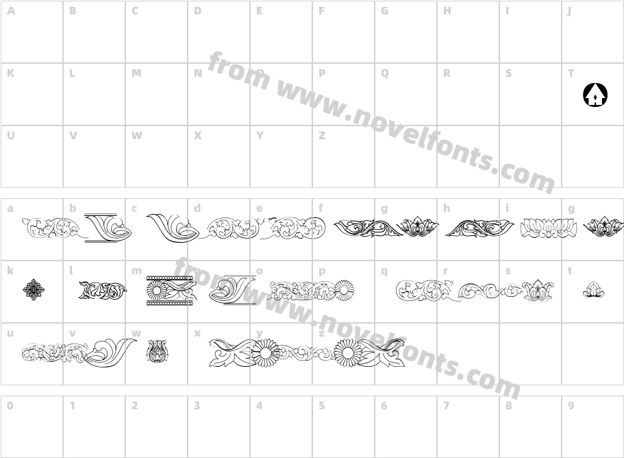 KnoteArtHouse01Character Map