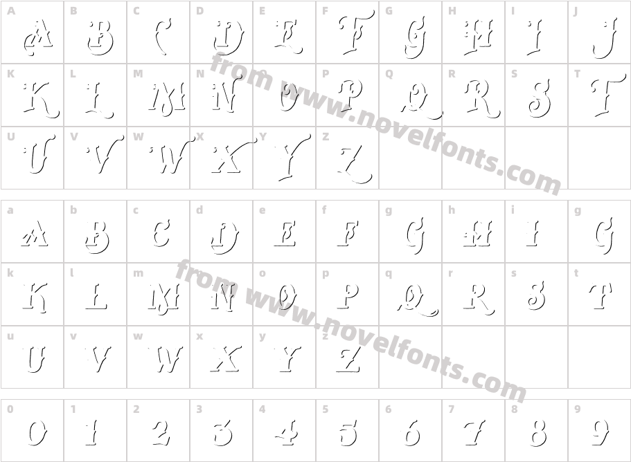 Tervia ShadowCharacter Map