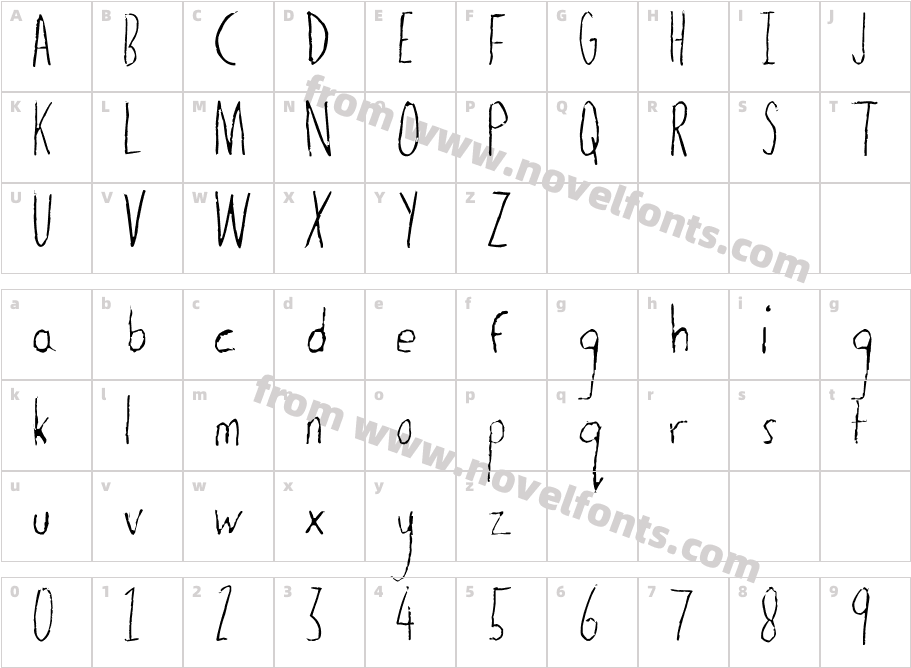 The Dog Ate My Homework LightCharacter Map