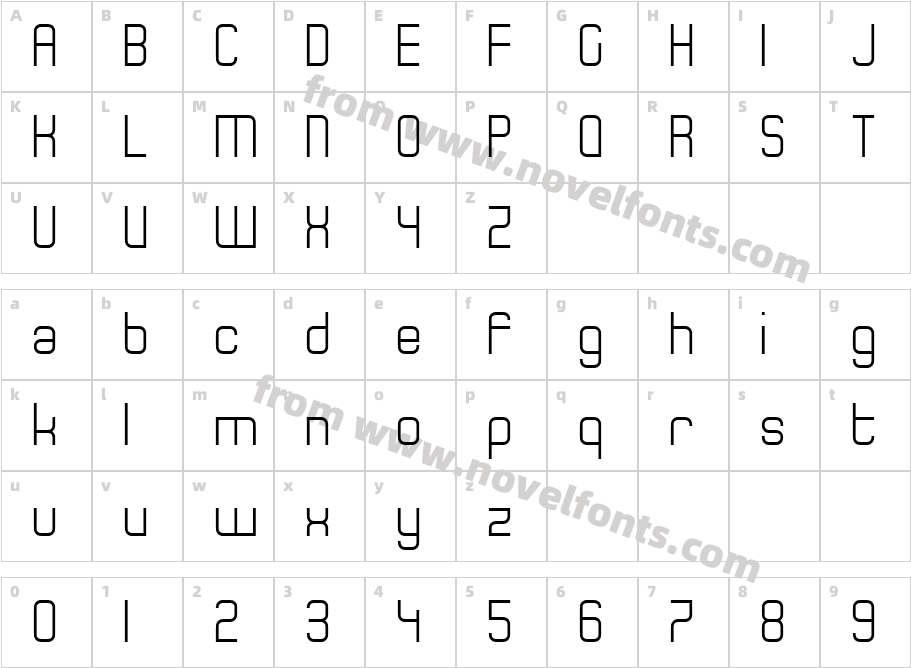 Theo Bal Regular 2Character Map