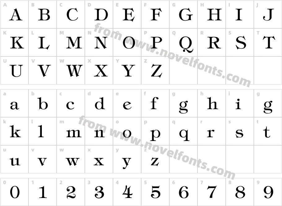 Tiffany NormalCharacter Map
