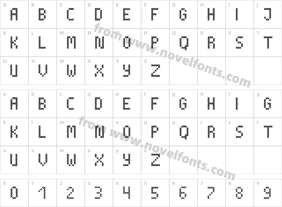 Torito StyleCharacter Map
