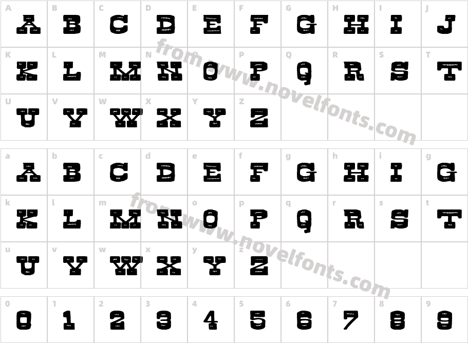 Triple X DaysCharacter Map