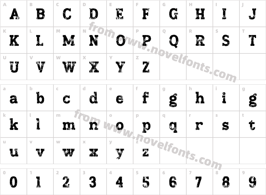 Trosher DemoCharacter Map