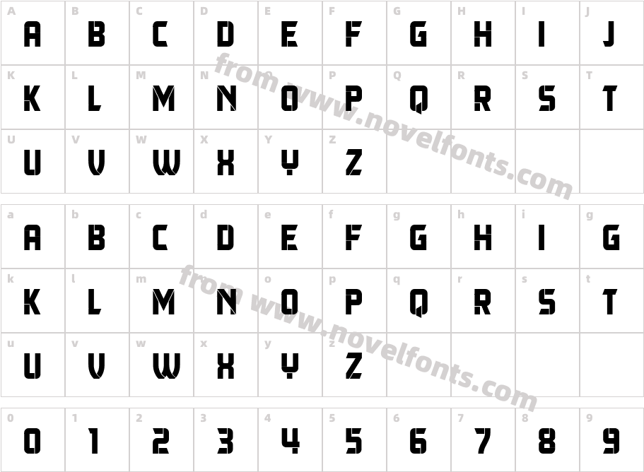 Trueborn ExtendedCharacter Map