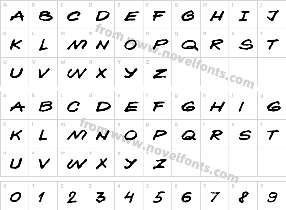 KokanCharacter Map