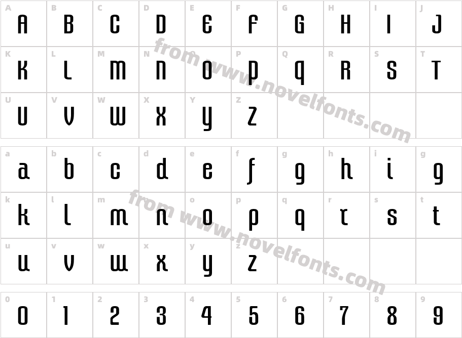 TuboCharacter Map