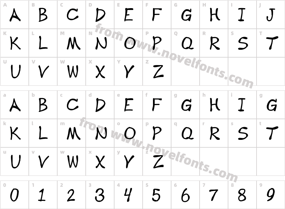 KomikCharacter Map