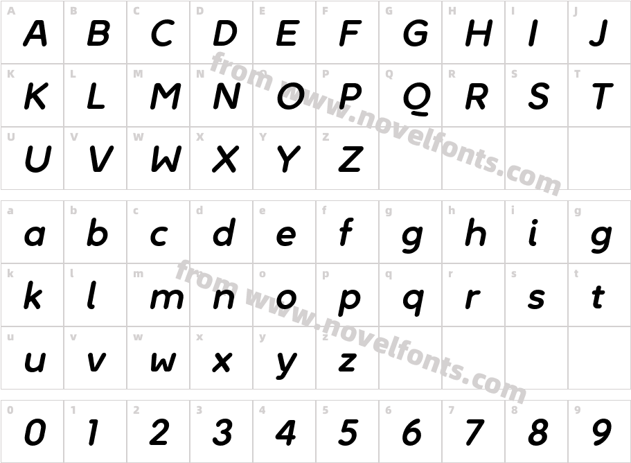 Ultima Regular 2Character Map