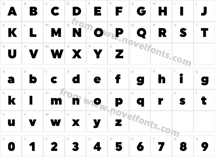 Uniform UltraCharacter Map