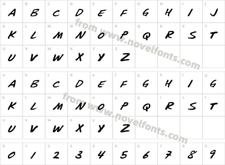 Untitled 1Character Map